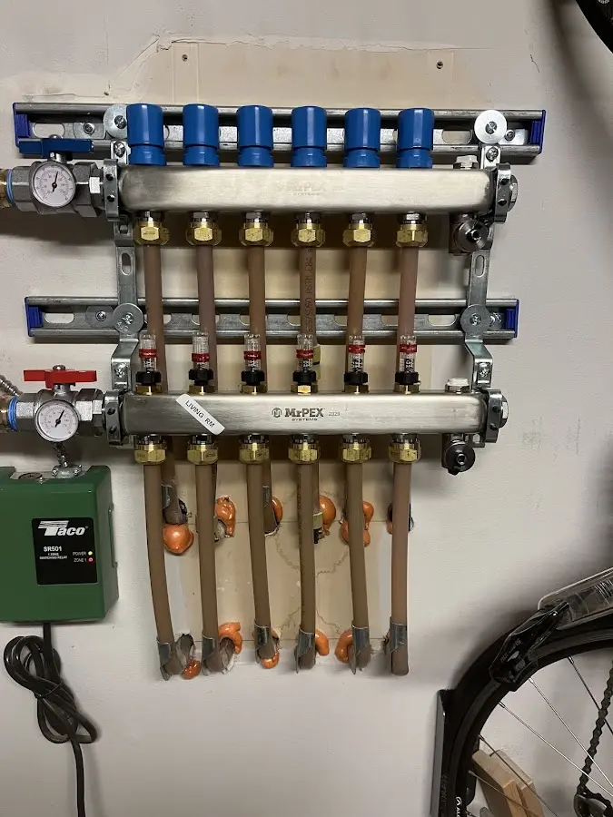 Plumber performing Gas Leak Detection at a residential property in Rochester Hills